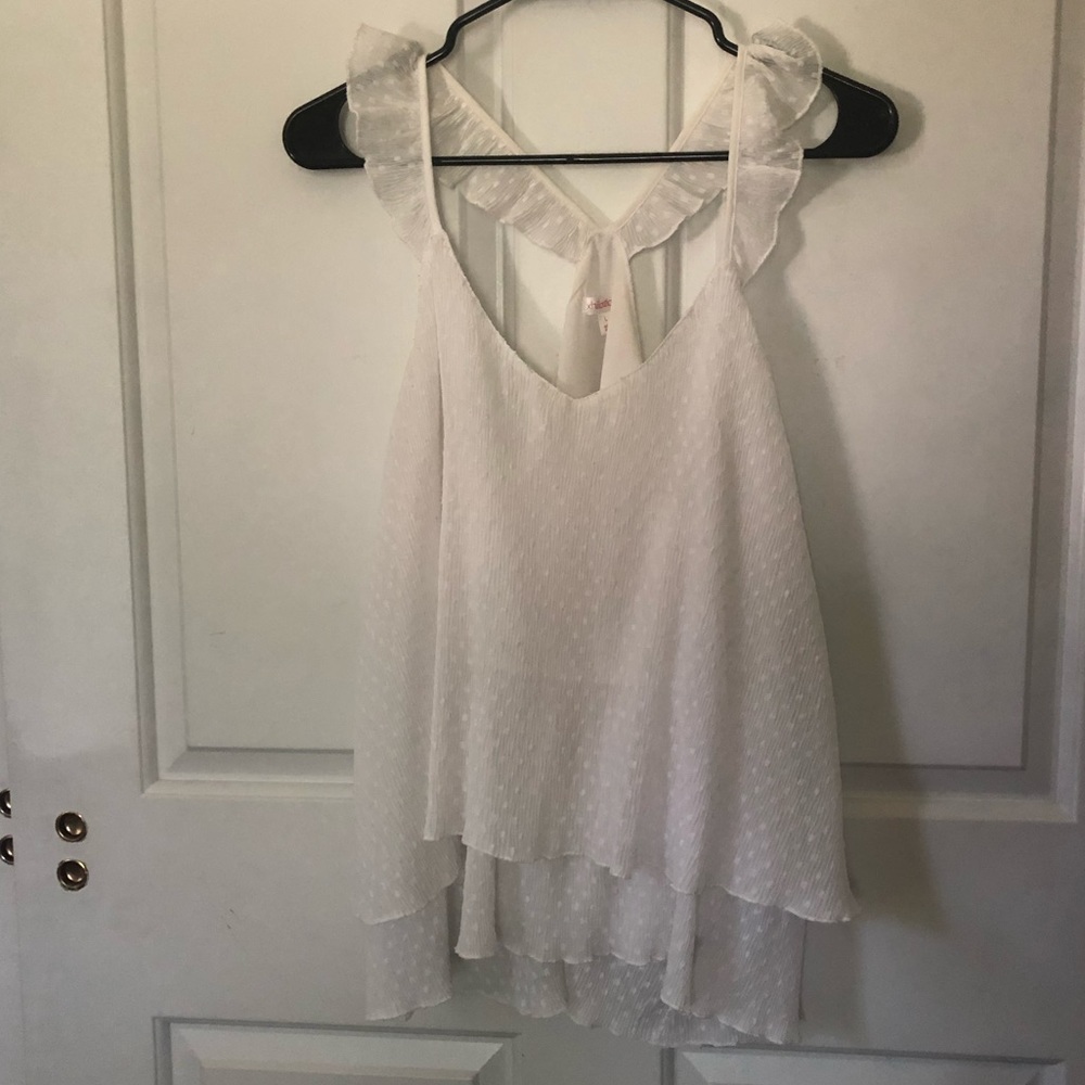 Layered White Tank - Picture 2 of 5